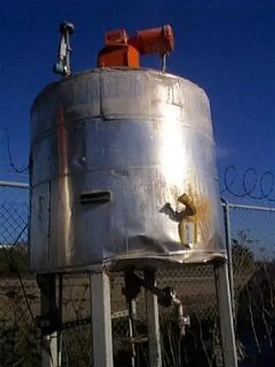 Tank, 150 Gallon, Stainless Steel, 47" X 40", Agitated, Jacketed, #C693160