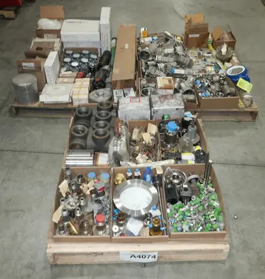 3 PALLETS OF ASSORTED VALVE PARTS