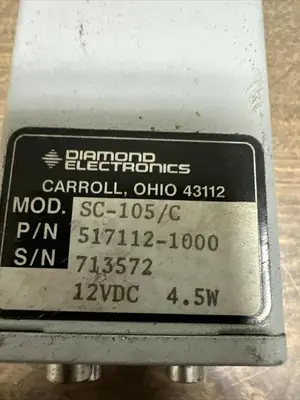Used DIAMOND ELECTRIC 517112-1000 Security Cameras Ohio US | Surplus Asset Holdings #1246475
