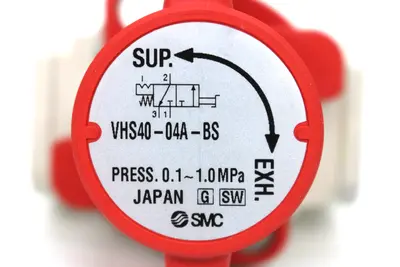 NEW SMC VHS40-04A-BS Pneumatic Lock Out Pressure Relief Valve, 1/2" Port