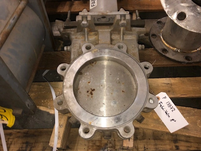 Fabri-Valve 8" Knife Gate Valve Air Operated New Storeroom Spare