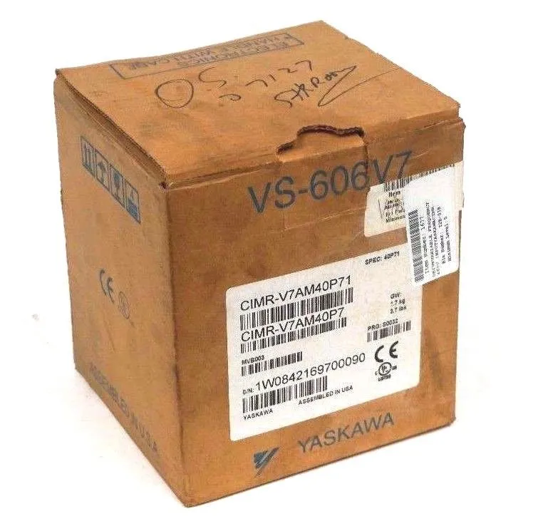 NEW YASKAWA CIMR-V7AM40P71 DRIVE 4.7AMP 380-460V CIMRV7AM40P71