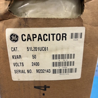 New | in-Stock GE 51L201UC61 Capacitors Indiana US | J&J Industrial Supply #1368419