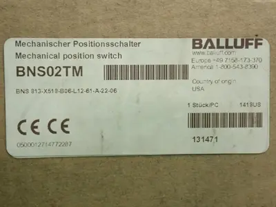 NEW BALLUFF BNS02TM