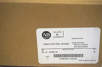 NEW SEALED ALLEN BRADLEY SK-U1-MCBB-B1 MAIN CONTROL BOARD SKU1MCBBB1