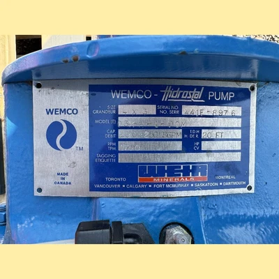 USED 2011 WEMCO-HIDROSTAL D3K-H-1-DOM