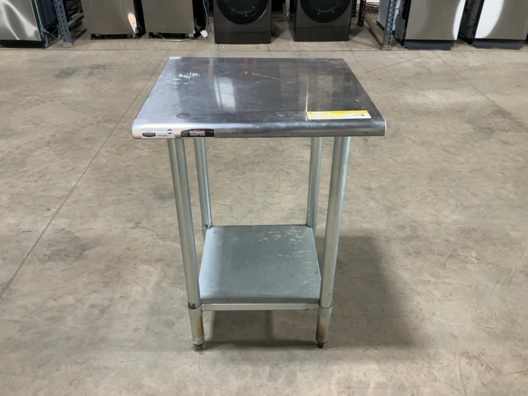 Used SAUBER SELECT PA0224 STAINLESS STEEL COMMERCIAL WORK TABLE 24” Food Prep Tables Michigan US | Miedema Asset Management Group #1580149