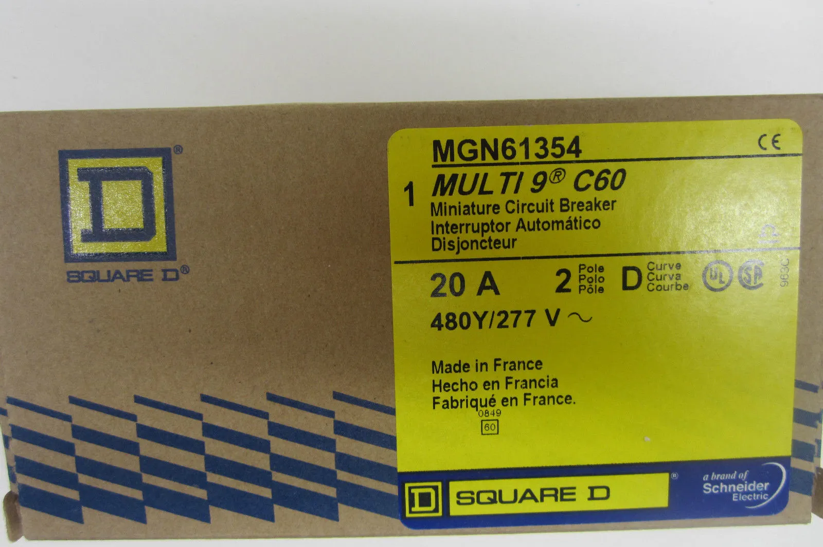 NEW SQUARE D MGN61354 CIRCUIT BREAKER