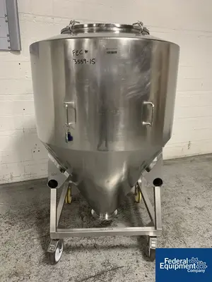 USED L.B. Bohle 1,400 Liter LB Bohle Bin, S/S
