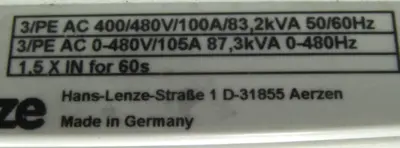 REFURBISHED LENZE EVS9331-ESV004 SERVO DRIVE EVS9331ESV004
