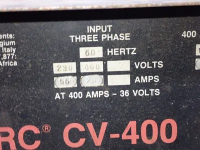 USED LINCOLN ELECTRIC IDEAL ARC CV400