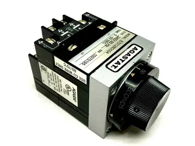 NEW TYCO AGASTAT TIME DELAY RELAY 240V DC COIL 5-50 SEC.