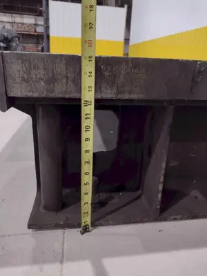 92" X 120" HEAVY DUTY STEEL SURFACE PLATE LAYOUT TABLE: STOCK #19730