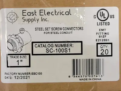 NEW EAST ELECTRICAL SUPPLY INC. SC-100S1