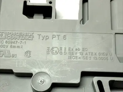 PT 6 | Phoenix Contact  Feed-Through Terminal Block 3211813 LOT OF 7 - Used