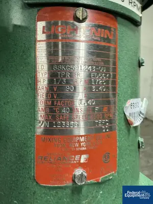 USED Precision 600 Liter Precision Stainless Reactor, 316L S/S, 45/100#