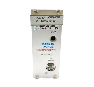 USED MARK IV MARK IV I.V.H.S. ROADCHECK