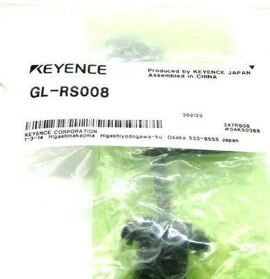 NEW KEYENCE GL-RS008 LIGHT CURTAIN CONNECTION CABLE 0.08M GLRS008