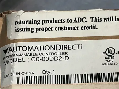 New | in-Stock AUTOMATION DIRECT C000DD2D PLC Processors Ohio US | HGR 24 #1316407