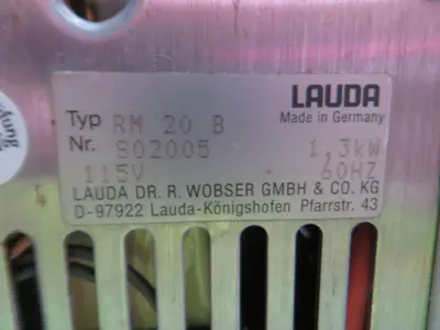 Used LAUDA RM20B Miscellaneous Laboratory Equipment Texas US | Aucto #1459886