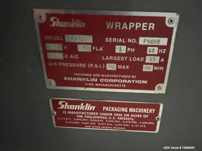 Used SHANKLIN F5A Horizontal Side Sealers Illinois US | Aaron Equipment #87221