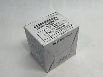 USED HOUSE LABELS REPLACEMENT LABEL ROLL 2-5/16" X 4" 300/ROLL WHITE