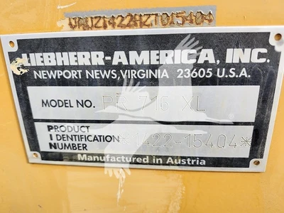 USED 2016 LIEBHERR PR716 XL LITRONIC