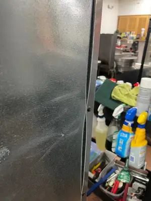 Used Manitowoc Used 30" Manitowoc SFA-291 Stainless Hotel Ice Dispenser Bin with Water Dispenser - 180lb 120V Beverage Dispensers Illinois US | Falcon Restaurant Supply #1378026