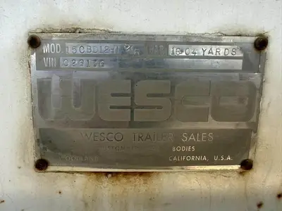 Used 2002 WESCO TRANSFER TRAILER Misc Trailers California US | Ben Kaplan Equipment #1521431