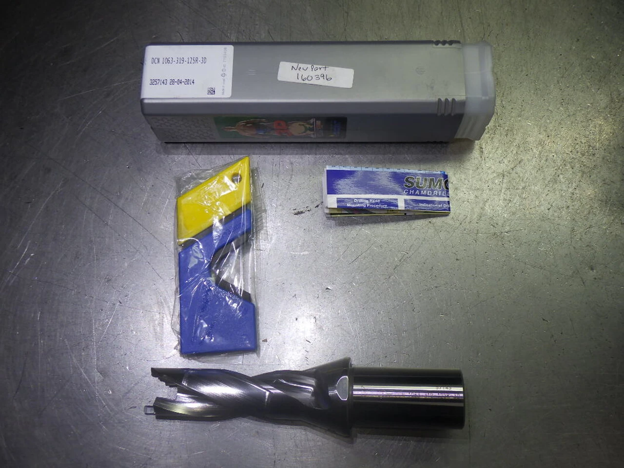 Iscar 1.063-1.101 Coolant Thru 3xD Drill 1.25" Shank DCN 1063-319-125R-3D (LOC2588B)