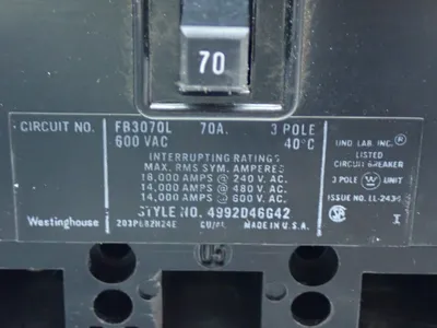 NEW WESTINGHOUSE FB3070