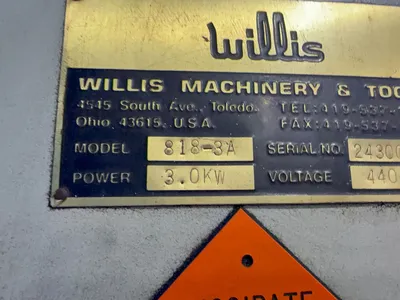 Used WILLIS 8183A Reciprocating Surface Grinders Ohio US | HGR 24 #1265844