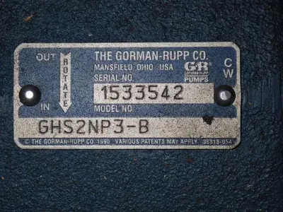 USED GORMANRUPP GHS2NP3B