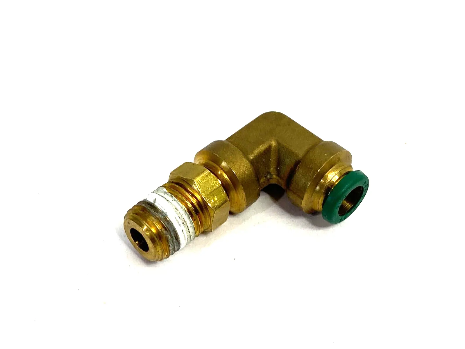 USED PARKER PRESTOLOK PUSH-TO-CONNECT SWIVEL ELBOW FITTING 5/16" OD X 1/4"