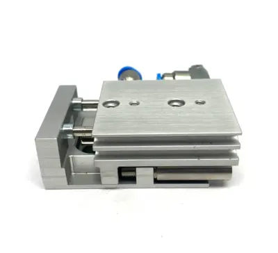 USED FESTO PNEUMATIC MINI SLIDE ACTUATOR 6MM PISTON 10MM STROKE 8085105