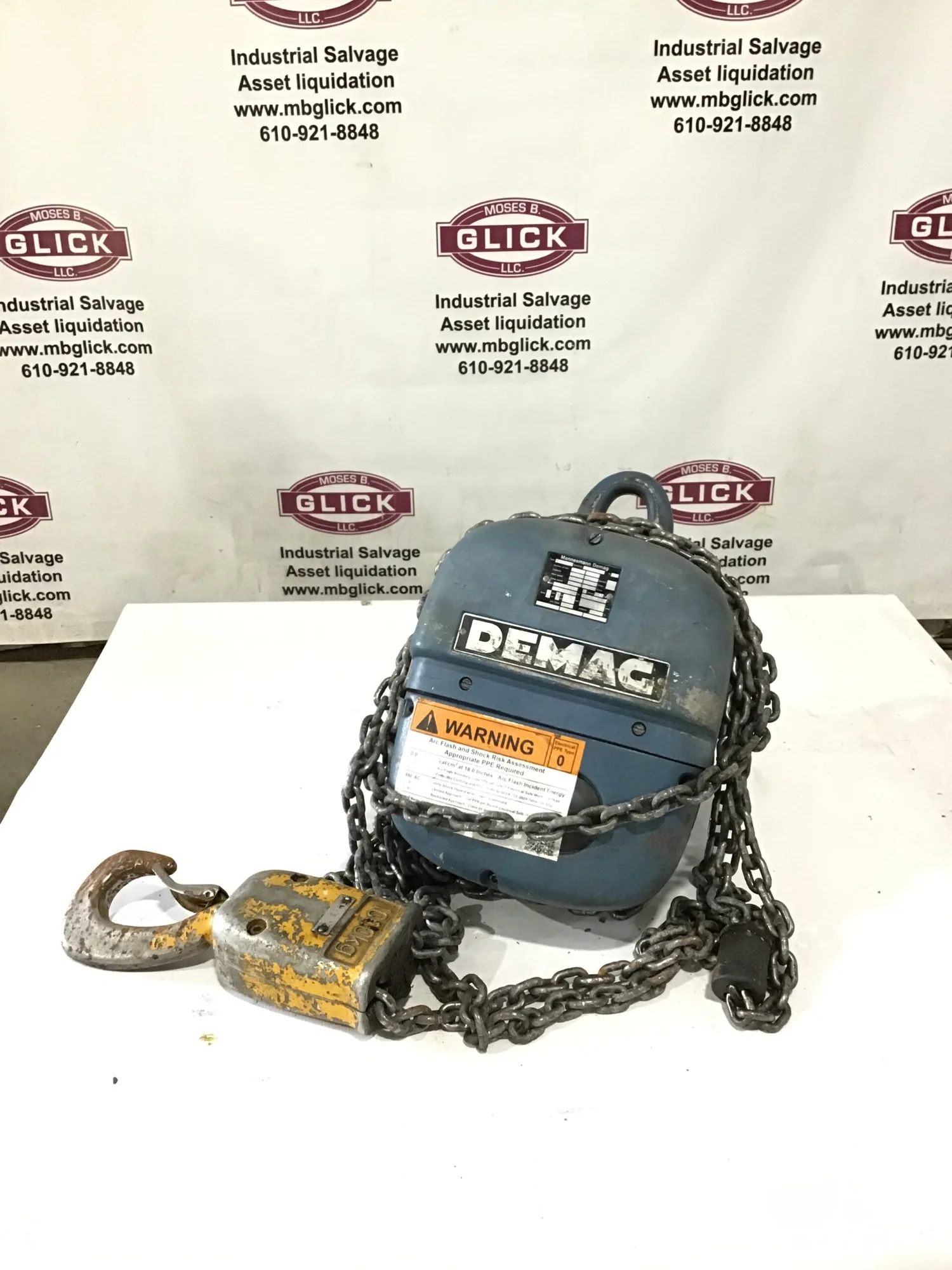 Demag PK5NF Electric Chain Hoist 1100-2200Lbs/Ton Capacity 2PH