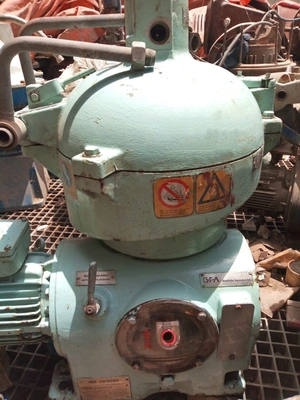 (3) Westfalia OSC 5-02-066 fuel oil purifiers, SS.