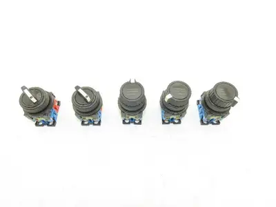 Fuji Mixed Lot 2 Position Selector Push Button Switch x3 | 2 Pos Selector x2