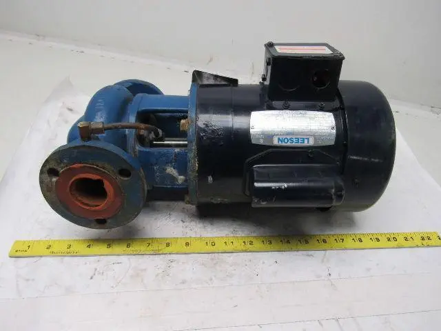 Leeson A6C17FC80E 1/4Hp 1725RPM 115/230V 1-1/2" Flange Centrifugal Pump