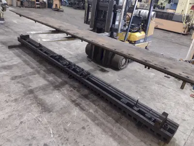 18' LONG T-SLOTTED RAIL DIE PLATE: STOCK #24011
