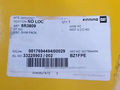 NEW CAT 8R-3809