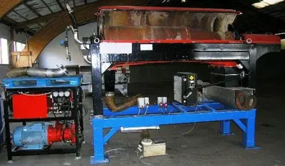 Noxon DC 20 decanter centrifuge, epoxy-coated CS.