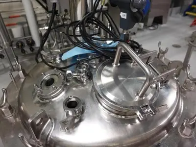 Tank, 65 Gallon (250 Liters), Stainless Steel, Jacketed, 45 PSI Internal, Lightnin Agitated #5991204