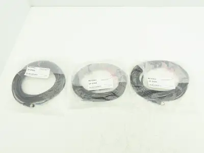Keyence OP-87635 Connector Cable M12 Straight 10M Length  Lot of 3