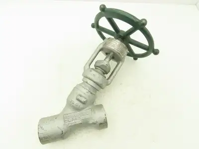 Rockwell Edward B36124 Univalve Globe Valve Y-Pattern 1/2"Socket Weld 1880psi