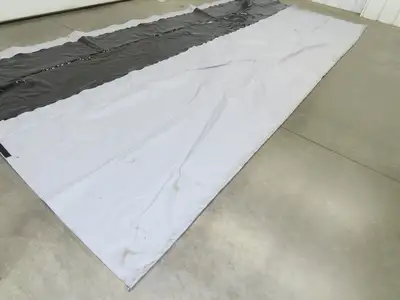 Singer Safety 82"x 15' Vinyl Welding Curtain Weld Vision Tinted Strip