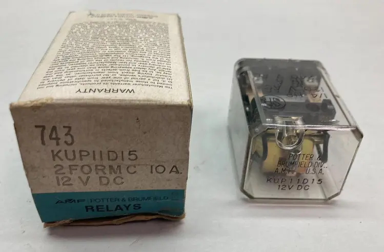 New | in-Stock POTTER & BRUMFIELD KUP11D15 Miscellaneous Equipment (Electrical & Power) | Surplus Asset Holdings #1196360