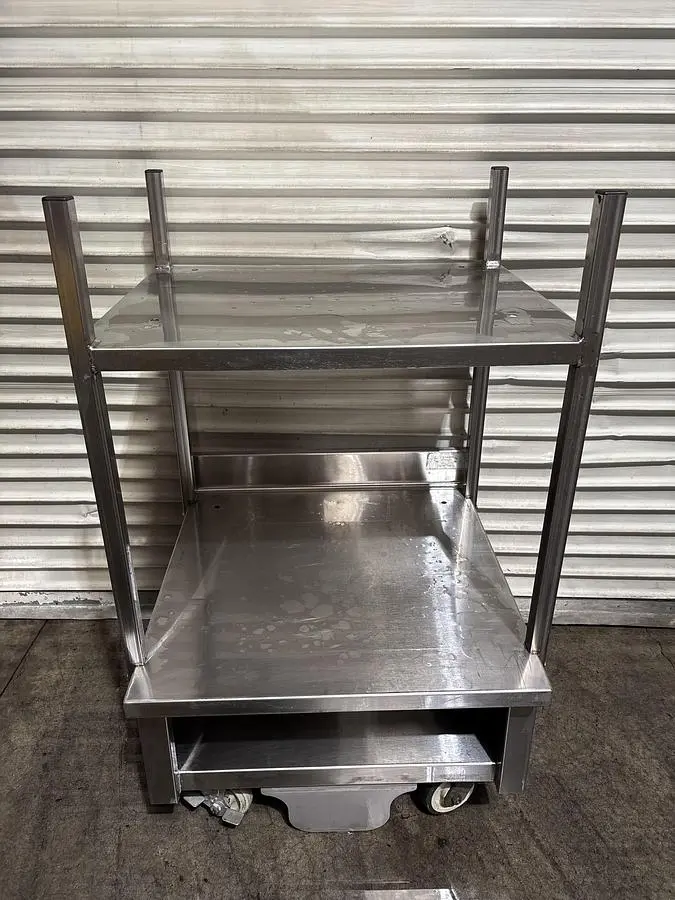 Pro Stainless "Heavy Duty" Double Oven Stand with Casters