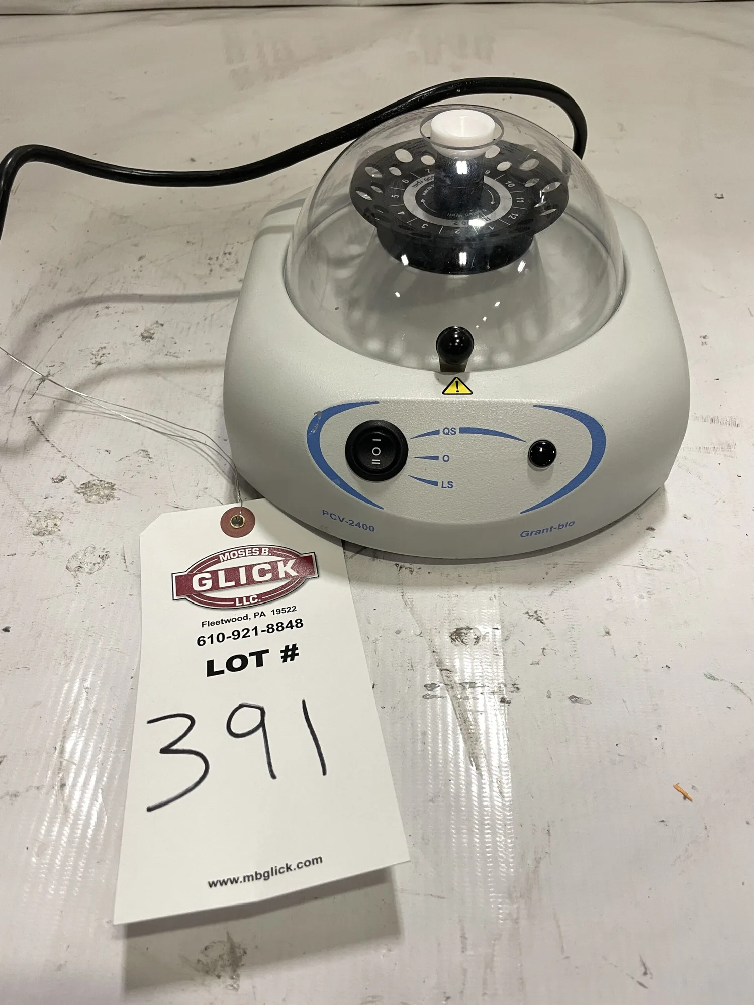 Grant-Bio PVC-2400 Mini Centrifuge 4500RPM