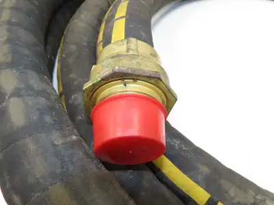 Buckeye Rubber MIL-H-6615 Transfer Hose 1-1/2" x 35'  w/Brass Fittings